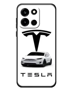 Чохол для OnePlus Turbo 6 з картинкою «Tesla White Style»