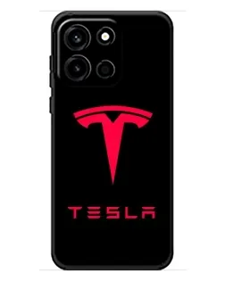 Чохол для OnePlus Turbo 6 з картинкою «Tesla Red Logo»