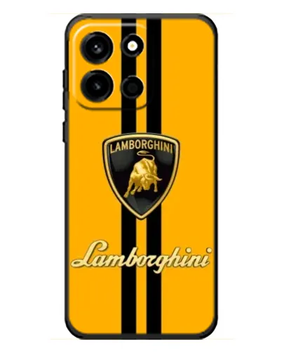 Чохол для OnePlus Turbo 6 з картинкою «Lamborghini Stripe жовтий»