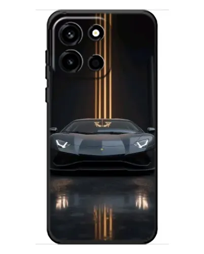 Чохол для OnePlus Turbo 6 з картинкою «Lamborghini золоті лінії»