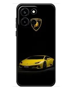 Чохол для OnePlus Turbo 6 з картинкою «Lamborghini жовтий акцент»