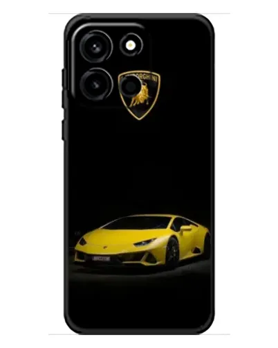Чохол для OnePlus Turbo 6 з картинкою «Lamborghini жовтий акцент»