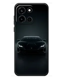 Чохол для OnePlus Turbo 6 з картинкою «Чорний Lamborghini Aventador»