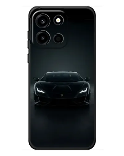 Чохол для OnePlus Turbo 6 з картинкою «Чорний Lamborghini Aventador»
