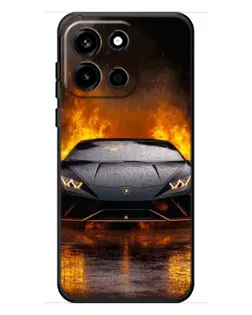Чохол для OnePlus Turbo 6 з картинкою «Lamborghini у вогні»