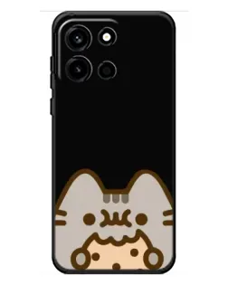 Чохол для OnePlus Turbo 6 з картинкою «Пушин на чорному»
