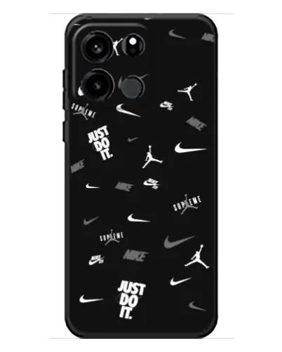 Чехол для OnePlus Turbo 6V с картинкой «Nike Black Pattern» Чехол для OnePlus Turbo 6V с картинкой «Nike Black Pattern»