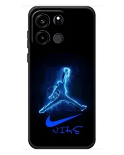 Чехол для OnePlus Turbo 6V с картинкой «Jordan Neon Blue»