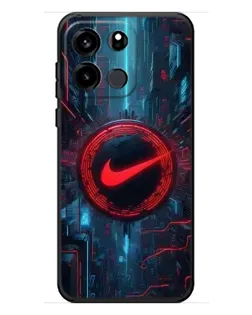 Чехол для OnePlus Turbo 6V с картинкой «Техногенный стиль Nike»