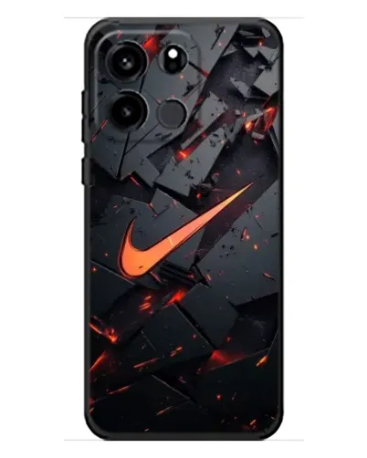 Чехол для OnePlus Turbo 6V с картинкой «Nike — эффект разломов»