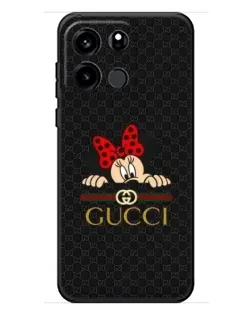 Чохол для OnePlus Turbo 6V з картинкою «Мінні Маус Gucci — чорний»