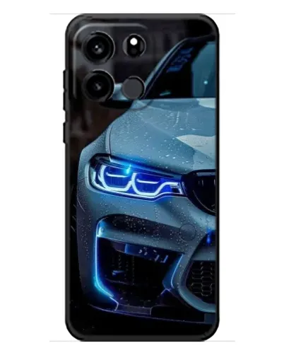 Чохол для OnePlus Turbo 6V з картинкою «Погляд BMW з синіми фарами»