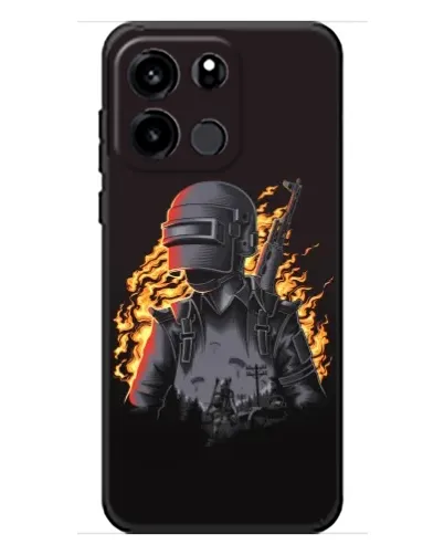 Чехол для OnePlus Turbo 6V с картинкой «PUBG — огненный силуэт» Чехол для OnePlus Turbo 6V с картинкой «PUBG — огненный силуэт»