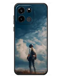 Чехол для OnePlus Turbo 6V с картинкой «Герой PUBG на скале» Чехол для OnePlus Turbo 6V с картинкой «Герой PUBG на скале»