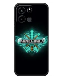 Чехол для OnePlus Turbo 6V с картинкой «Minecraft Diamond лого»