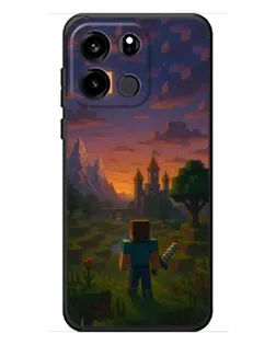 Чехол для OnePlus Turbo 6V с картинкой «Стив у башни»