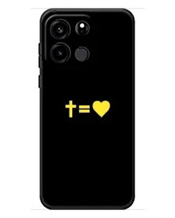 Чохол для OnePlus Turbo 6V з картинкою «Серце та Хрест» Чохол для OnePlus Turbo 6V з картинкою «Серце та Хрест»