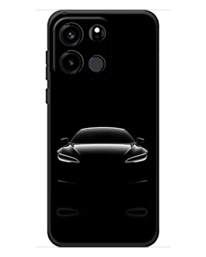 Чехол для OnePlus Turbo 6V с картинкой «Силуэт Tesla Night»