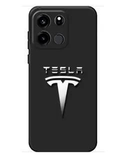 Чехол для OnePlus Turbo 6V с картинкой «Стальной логотип Tesla»