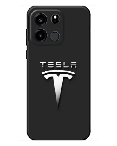 Чехол для OnePlus Turbo 6V с картинкой «Стальной логотип Tesla»