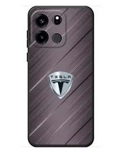 Чехол для OnePlus Turbo 6V с картинкой «Металлическая текстура Tesla»