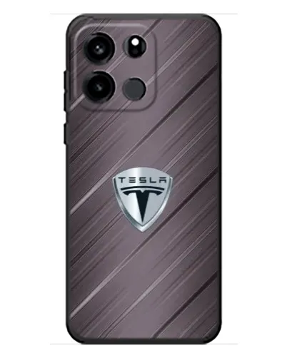 Чехол для OnePlus Turbo 6V с картинкой «Металлическая текстура Tesla»