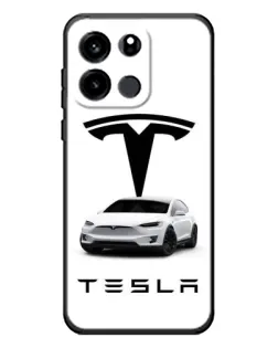 Чехол для OnePlus Turbo 6V с картинкой «Tesla White Style»