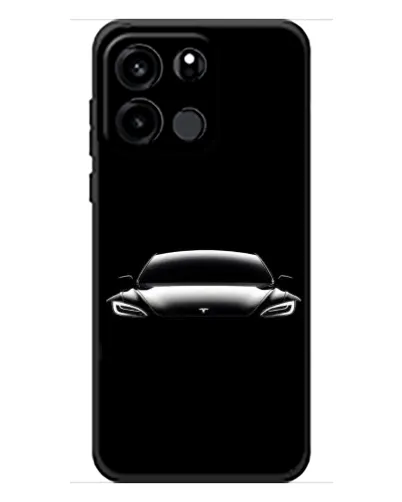 Чехол для OnePlus Turbo 6V с картинкой «Фары Tesla Night»