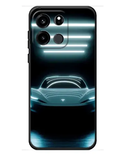 Чехол для OnePlus Turbo 6V с картинкой «Tesla в неоне»