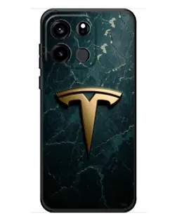 Чехол для OnePlus Turbo 6V с картинкой «Мраморная Tesla Gold»