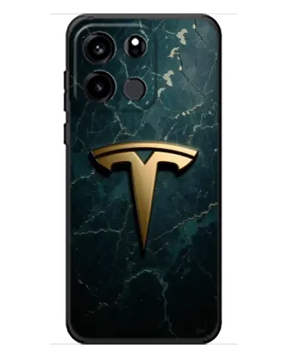 Чехол для OnePlus Turbo 6V с картинкой «Мраморная Tesla Gold»