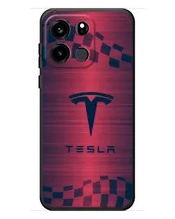 Чехол для OnePlus Turbo 6V с картинкой «Тесла красный карбон»