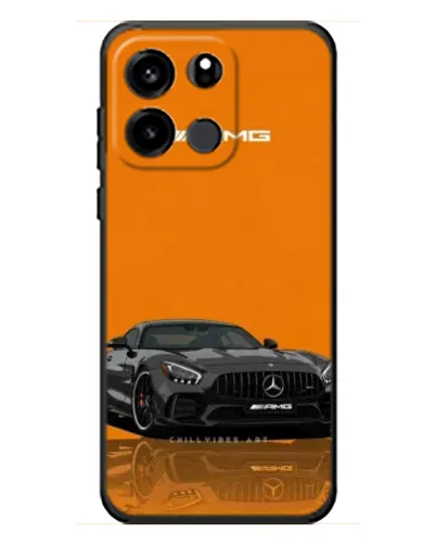 Чохол для OnePlus Turbo 6V з картинкою «Помаранчевий Mercedes AMG»