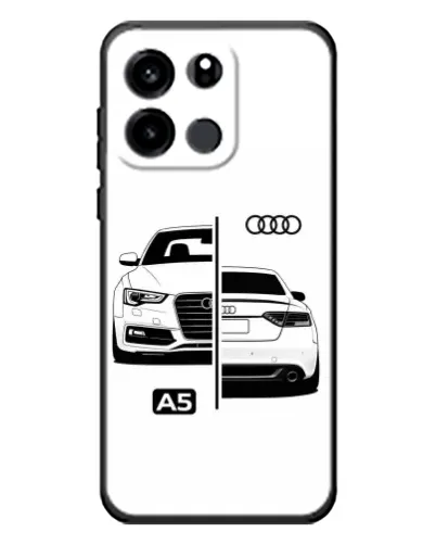 Чехол для OnePlus Turbo 6V с картинкой «Audi — контрастный дизайн»