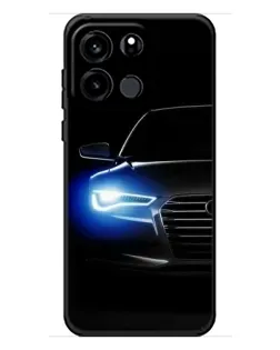 Чехол для OnePlus Turbo 6V с картинкой «Неоновый взгляд Audi»