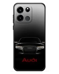 Чехол для OnePlus Turbo 6V с картинкой «Audi — градиентный контур»