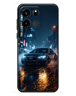 Чехол для OnePlus Turbo 6V с картинкой «Ночной город и Audi»
