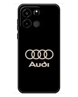 Чехол для OnePlus Turbo 6V с картинкой «Audi — золотой логотип»