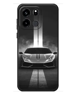 Чехол для OnePlus Turbo 6V с картинкой «Lamborghini симметрия дорог»
