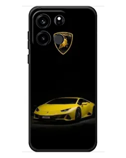 Чехол для OnePlus Turbo 6V с картинкой «Lamborghini желтый акцент»