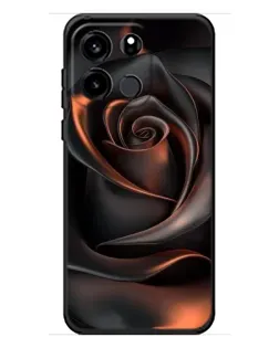 Чехол для OnePlus Turbo 6V с картинкой «Шелковая черная роза» Чехол для OnePlus Turbo 6V с картинкой «Шелковая черная роза»