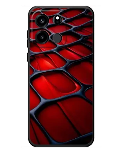 Чохол для OnePlus Turbo 6V з картинкою «Червона глянцева сітка»