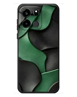Чохол для OnePlus Turbo 6V з картинкою «Зелені шкіряні хвилі»