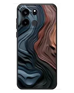 Чохол для OnePlus Turbo 6V з картинкою «Кольорові хвилі каньйону»