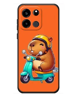 Чехол для OnePlus Turbo 6V с картинкой «Капибара на скутере» Чехол для OnePlus Turbo 6V с картинкой «Капибара на скутере»