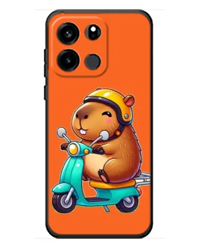 Чехол для OnePlus Turbo 6V с картинкой «Капибара на скутере» Чехол для OnePlus Turbo 6V с картинкой «Капибара на скутере»
