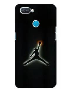 Чехол для OPPO A12 с картинкой «Jordan Gradient Logo»