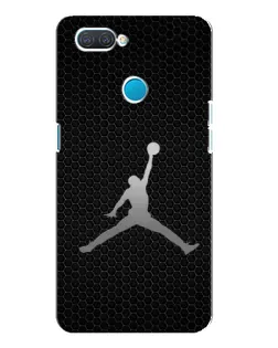 Чехол для OPPO A12 с картинкой «Jordan Dark Carbon»