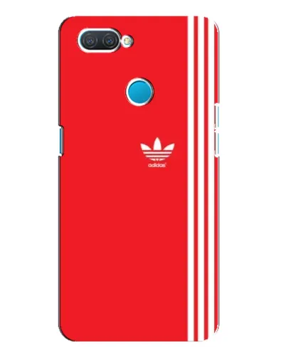 Чехол для OPPO A12 с картинкой «Красный минимализм Adidas» Чехол для OPPO A12 с картинкой «Красный минимализм Adidas»
