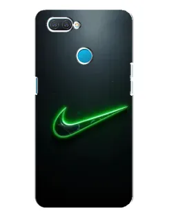 Чехол для OPPO A12 с картинкой «Неоновый контур Nike» Чехол для OPPO A12 с картинкой «Неоновый контур Nike»